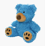 Mighty Microfiber Ball Med Blue Bear, Durable, Squeaky Dog Toy