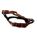 Brown ''Prometheus'' Leather Dog Harness