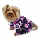 Midnight Garden Fleece Turtleneck Pajamas - Le Pet Luxe