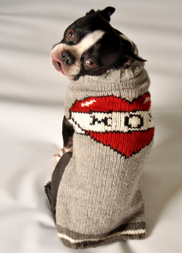 Tattooed Mom Wool Dog sweater - Le Pet Luxe