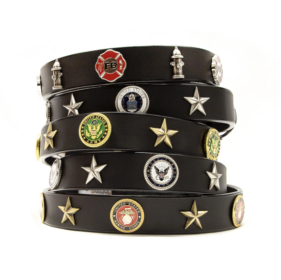 Service Emblem Dog Collar - Le Pet Luxe