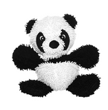 MIGHTY- Microfiber Ball Panda - Le Pet Luxe