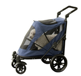 Excursion NO-ZIP Pet Stroller ~ Midnight Blue - Le Pet Luxe