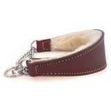 Shearling-Lined Martingale Collar