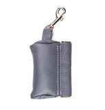 Leather Poop Bag Pouch - Brown