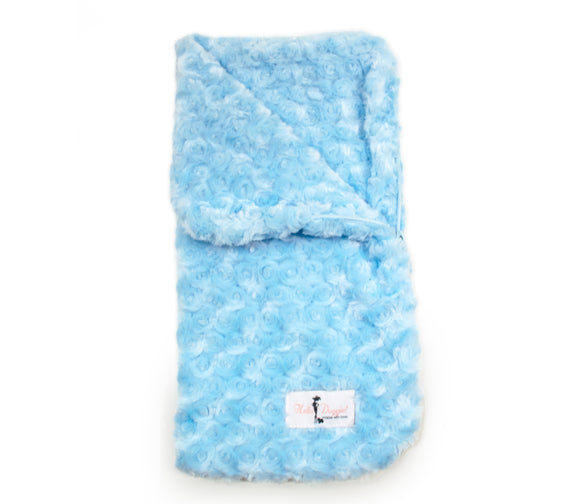 Snuggle Pup Sleeping Bag Dog Blanket ~ Blue - Le Pet Luxe