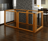 Convertible Elite Pet Gate 6-Panel 31.5″H - Le Pet Luxe