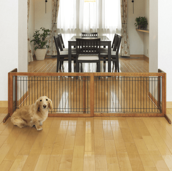 Freestanding Pet Gate Large - Le Pet Luxe