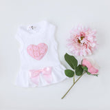 Heart Puff Dog Dress ~ Pink - Le Pet Luxe